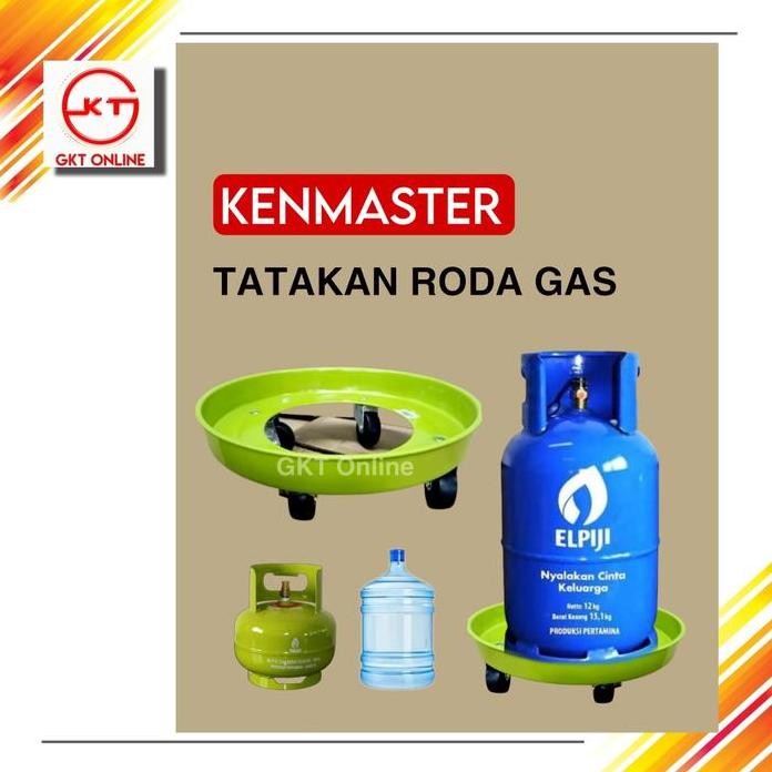 

Terlaris Kenmaster Tatakan Roda Tabung Gas Elpiji Bulat Besi