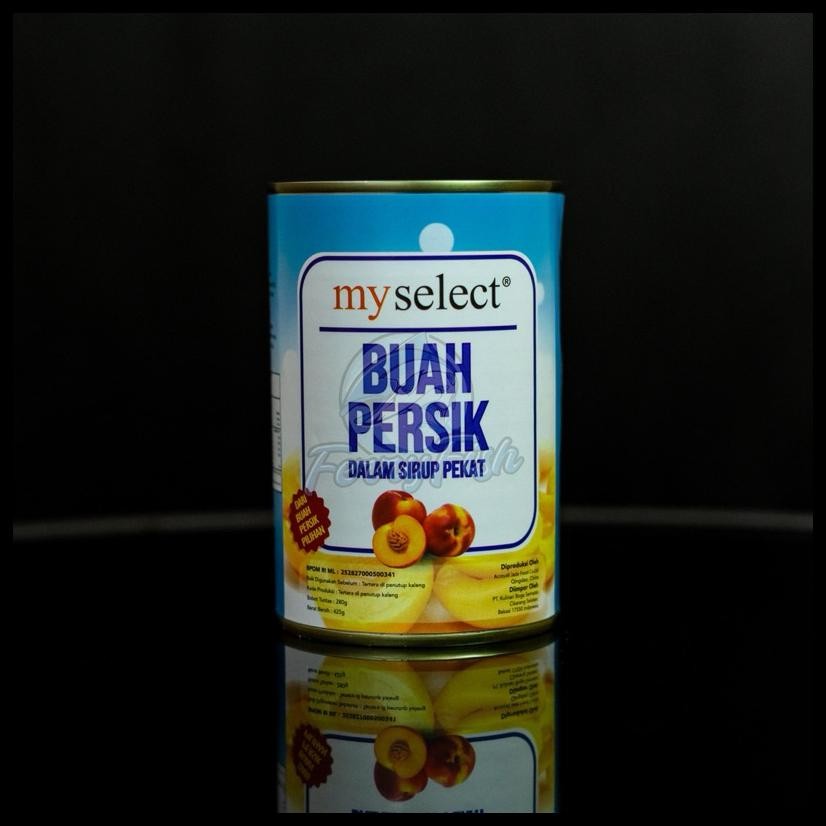 

MYTASTE BUAH PERSIK DALAM SIRUP PEKAT / MYSELECT PEACH HALVES IN HEAVY SYRUP 425 GRAM