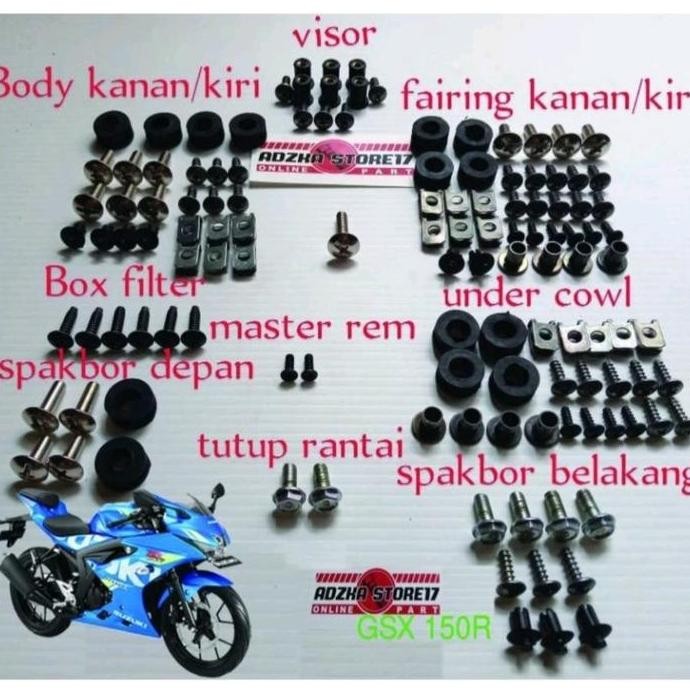 new baut body full set Suzuki GSX 150R | baut full body Suzuki GSX 150