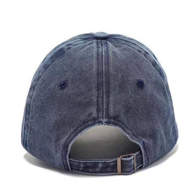 Topi Baseball Dewasa Topi Jeans Topi Denim Blue Kekinian