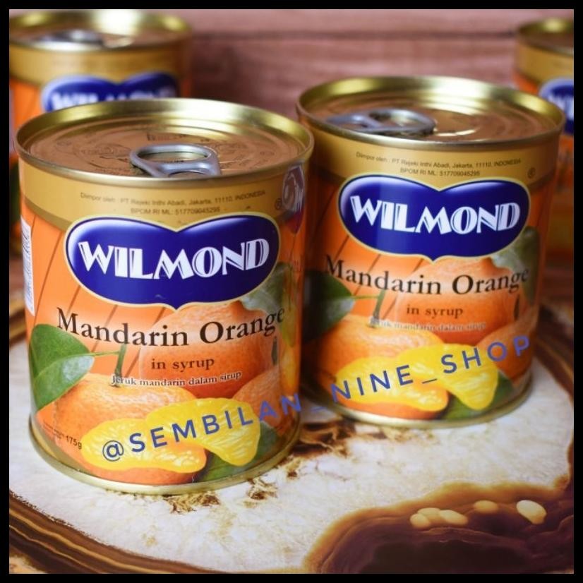 

WILMOND MANDARIN ORANGE IN SYRUP 11 OZ 175 GRAM ORANGES JERUK MANDARIN