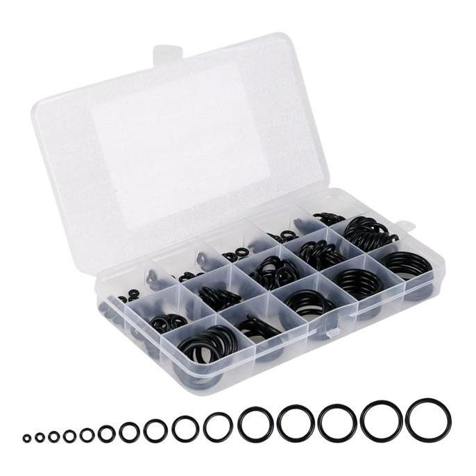 new Karet Rubber O Ring Seal Karet O Ring Karet Seal O Ring 200 PCS Black