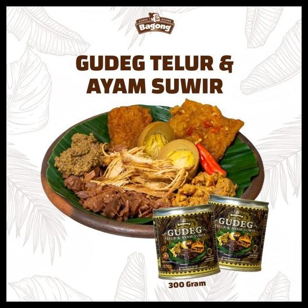 

GUDEG BAGONG TELUR AYAM SUWIR 300 GRAM KALENG MAKANAN KHAS YOGYAKARTA