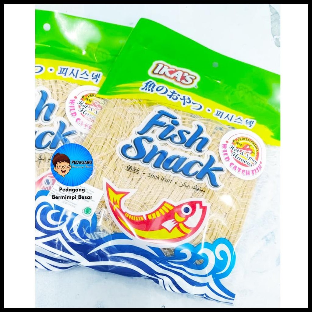 

IKAS FISH SNACK HOT & SPICY 120GR / SNACK LIDI IKAN