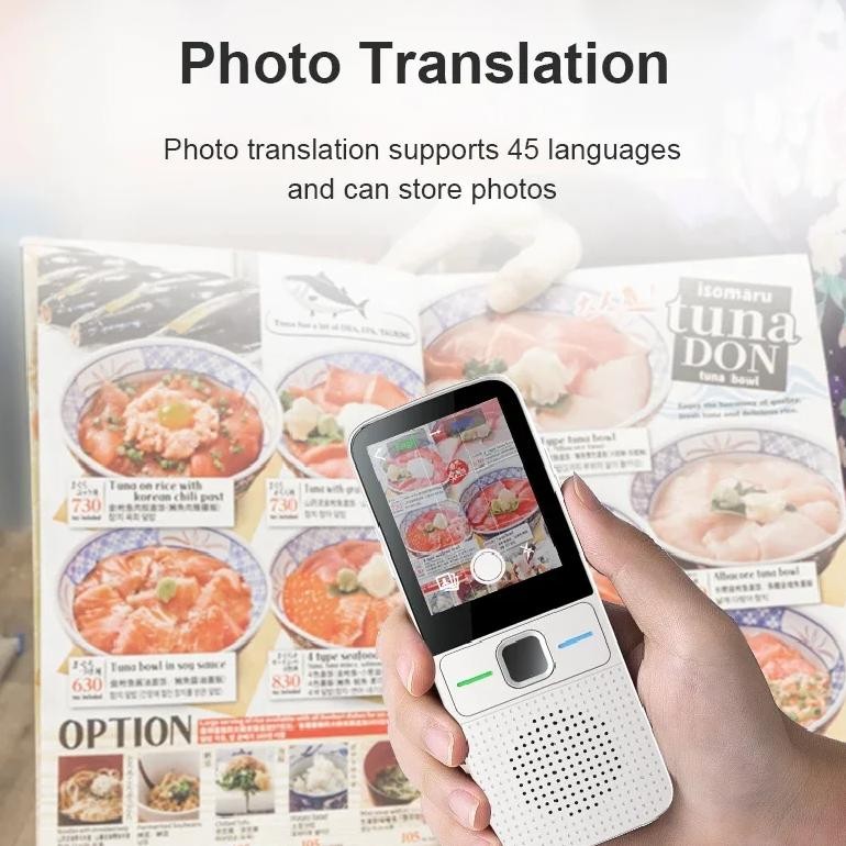

2025 Smart Voice Translator 137 Multi Languages In Real Time Online Instant Off Line Translation AI Learning Conversion T10 Hot!