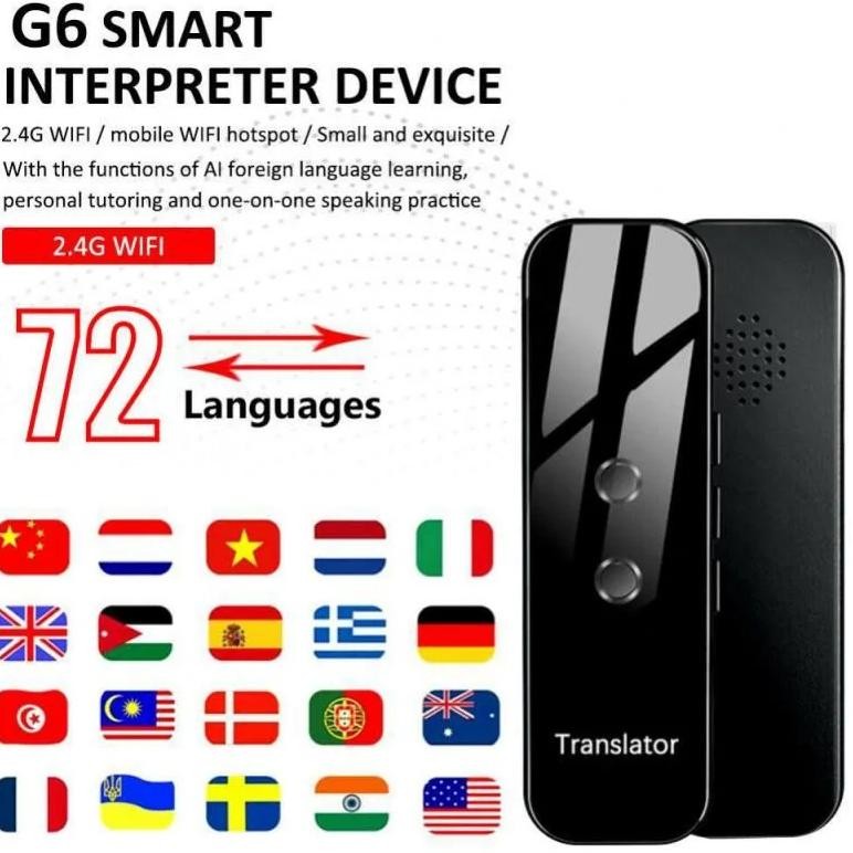 

137Languages Translator Bluetooth Smart Instant Voice Text APP Photograph Translaty Language Learning Travel Businesses