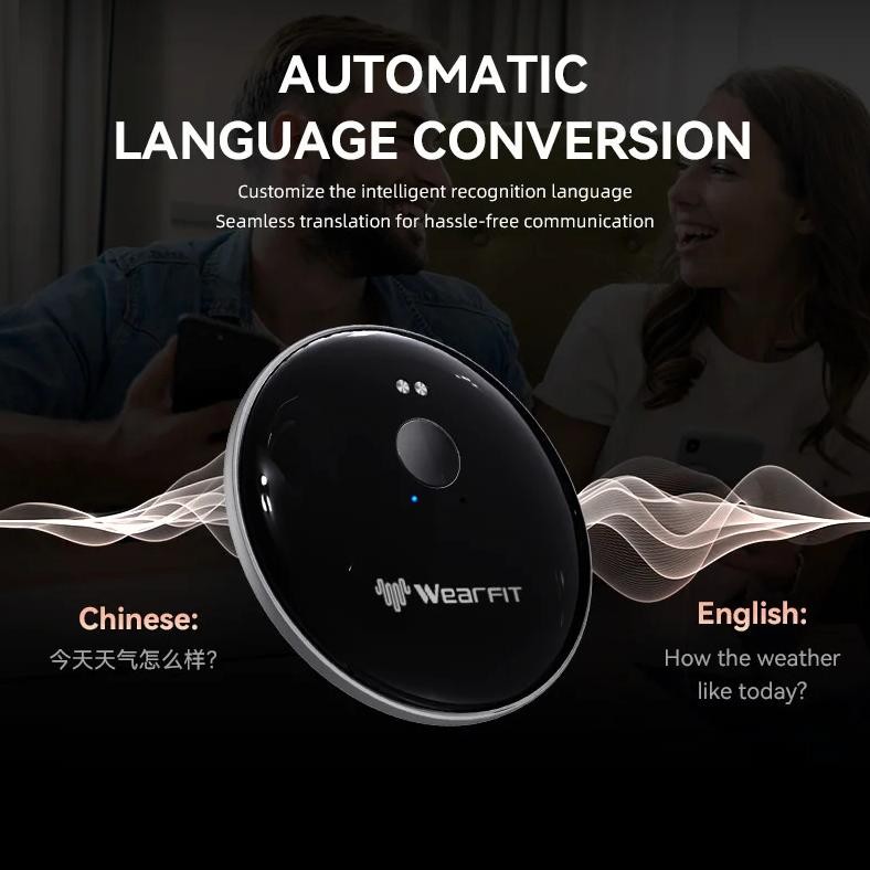 

Smart Translating AI 102 Phone Assistant Language Translate Bluetooth Voice Translator Portable Audio Recognition Translation