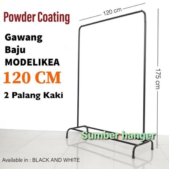 Gawangan baju minimalis 120cm | gawang gamis | gawang baju modelkia
