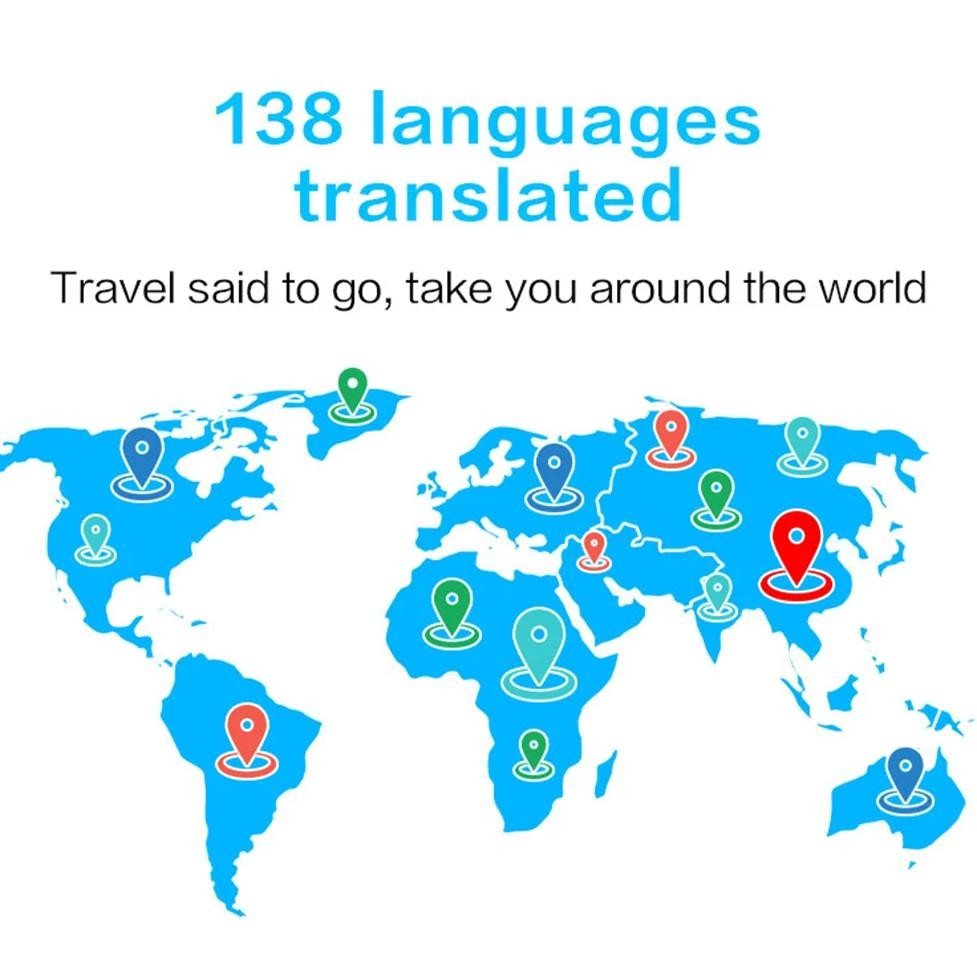 

138 Languages Real Time Translation Device Chatgpt/Online/Offline/Recording/Photo Translation WIFI for Business Travel Learning