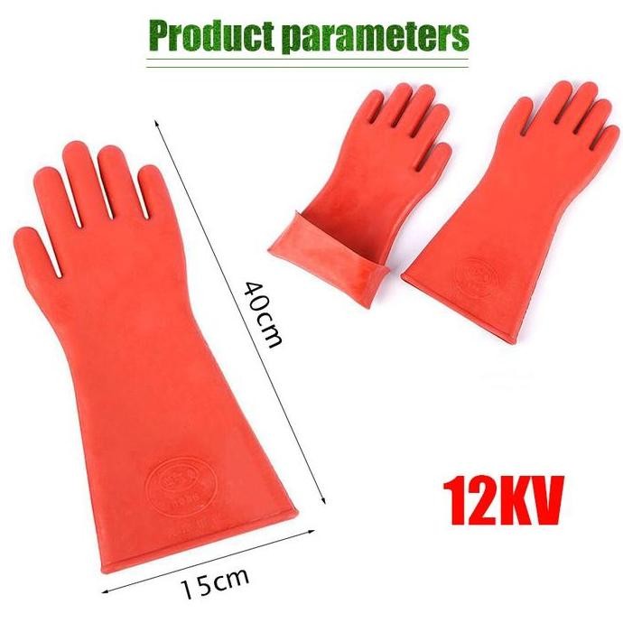 Sarung Tangan Listrik Anti Setrum Class 12Kv Sarung Tangan Karet Latex