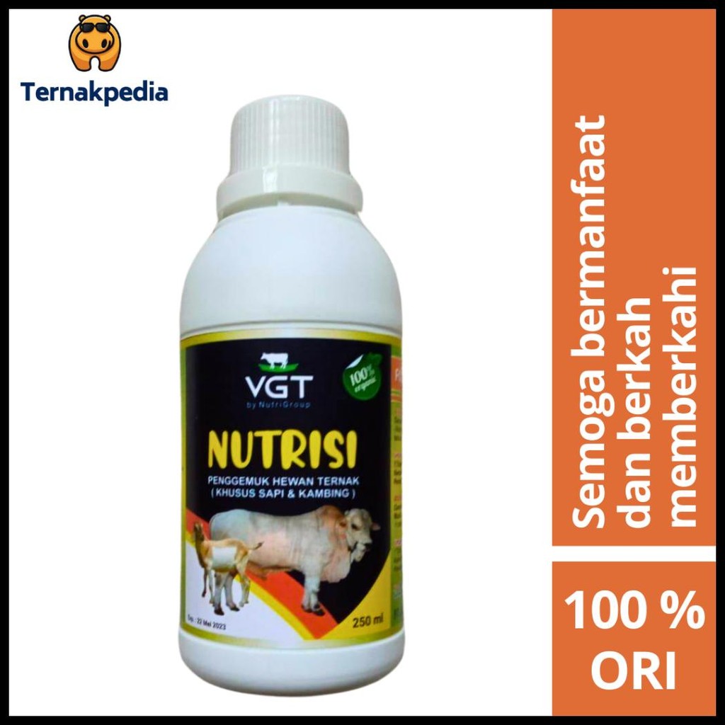 VGT SAPI 250 ML ORIGINAL - VGT SAPI PENAMBAH ADG INSTAN - VGT TERNAK SAPI KAMBING DOMBA - SAPI KAMBI