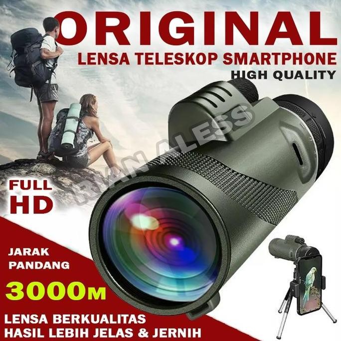Lensa Zoom Kamera Camera Hp Fotografi Hd Lensa Telezoom Teropong Jarak Jauh Tele Zoom Hp Aksesoris A
