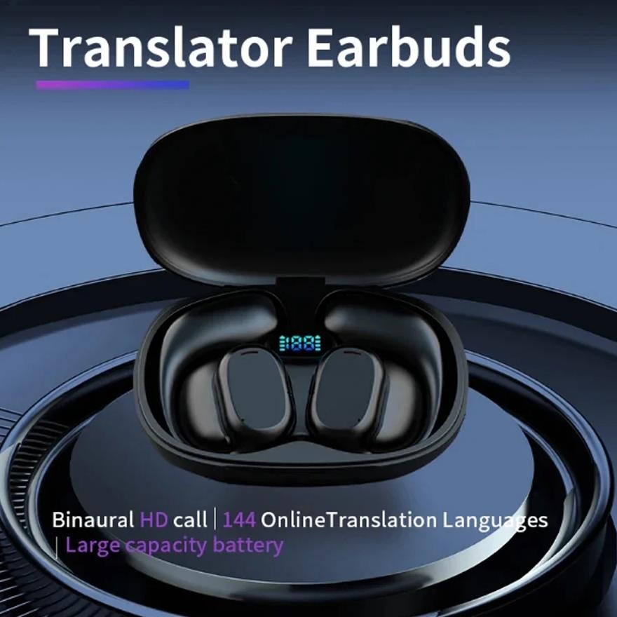 

Language Translation Earbuds Online Support 144 Languages and Accents Translate Music and Calls 3in1 Wireless Translation Device