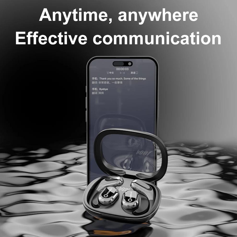 

144 Languages AI Translator Earbuds Bluetooth-Compatible 5.4 Real-time Two-Way Earbuds Translation Earbuds for Android and iOS