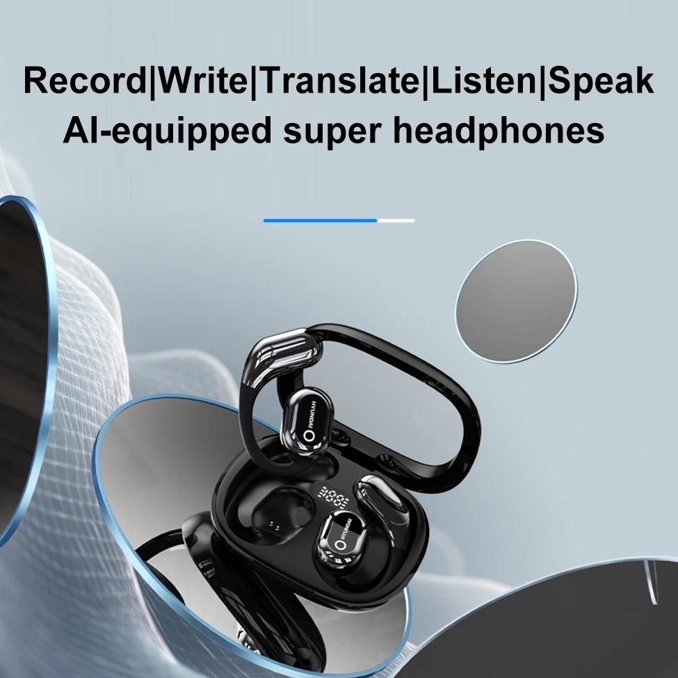 

144 Languages AI Translator Earbuds Bluetooth-Compatible 5.4 Real-time Two-Way Earbuds Translation Earphones for Android and iOS