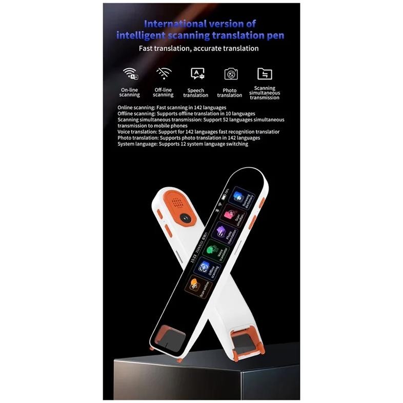 

A29S 142 Languages Voice Scan Translator Pen Real Time Language Translator Dictionary Translation Business Abroad