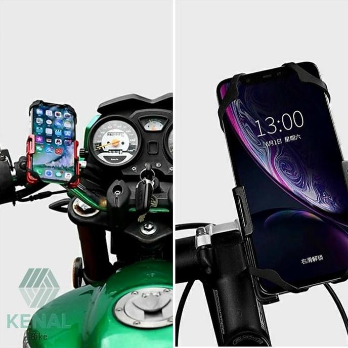 Gub P10 Holder Hp Holder Handphone Stang Sepeda Stang Motor