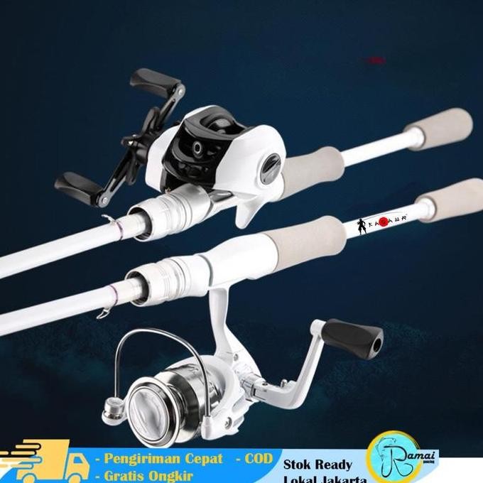 

Terlaris Kagawa Karafuru White Joran Pancing Ultralight Ml Carbon 165Cm 180Cm