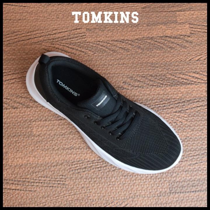 Tomkins Matlock - Hitam Sepatu Sekolah Pria Original Best Seller