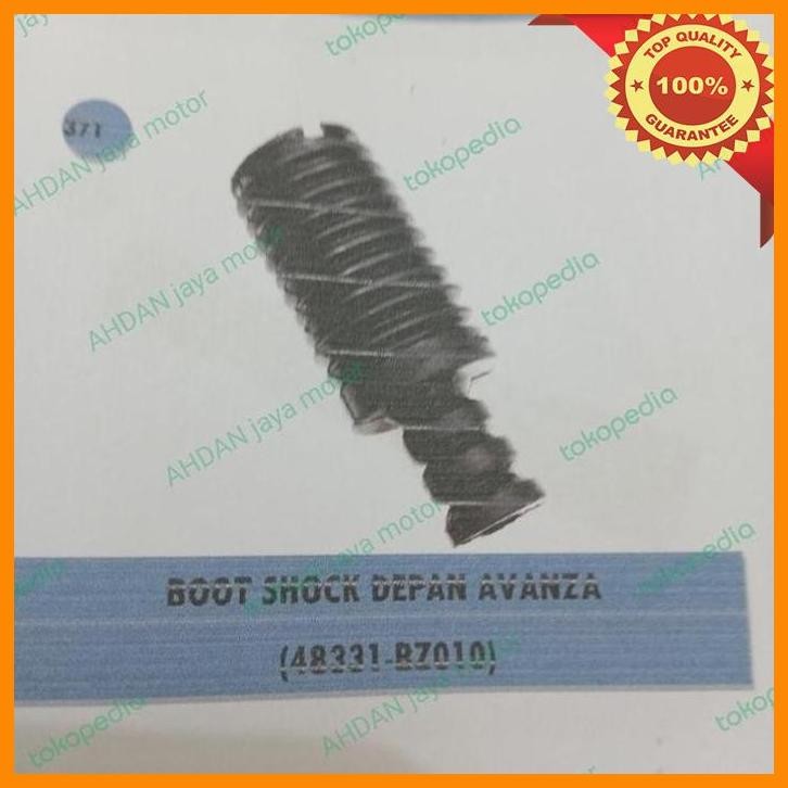 [AJA} KARET BOOT SHOCKBREAKER DEPAN MOBIL AVANZA 48331-BZ010