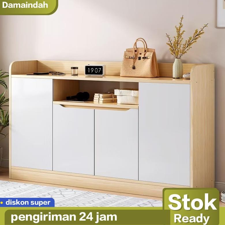 Bufet Lemari Penyimpanan Kayu / Lemari Penyimpanan Sederhana / Lemari Penyimpanan Multifungsi / Lema