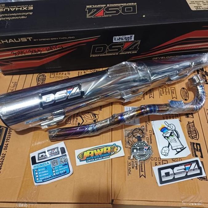 Knalpot Daeng DS4 leheran thailand supra 125 karisma 125