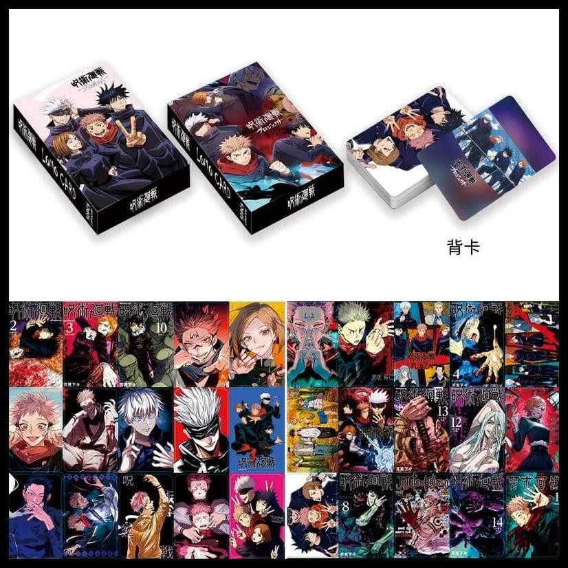 

[ JUJUTSU KAISEN ] LOMO CARD / KARTU / STIKER / TICKET LASER BOOKMARK ANIME JUJUTSU KAISEN