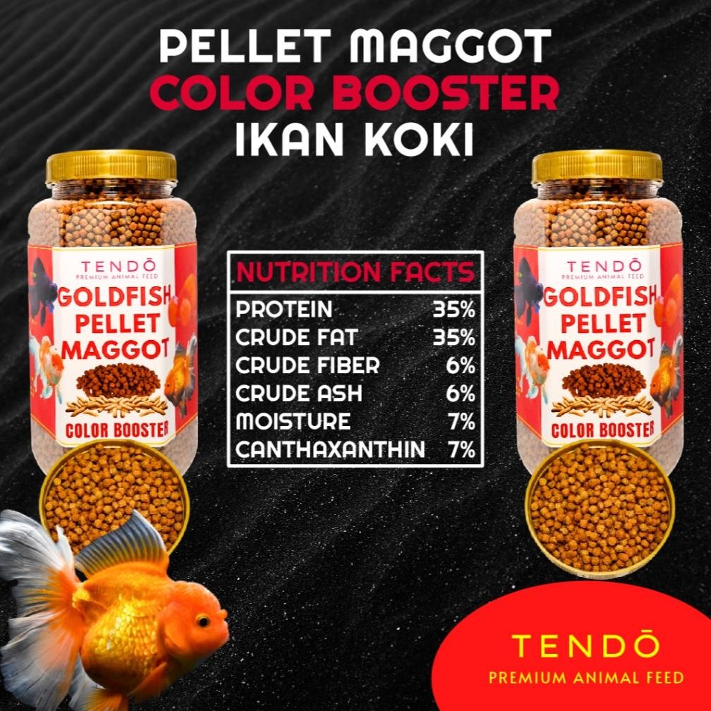 Pelet Ikan Koki Floating Color Booster High Protein Maggot Pakan Ikan Mas Koki 280gr