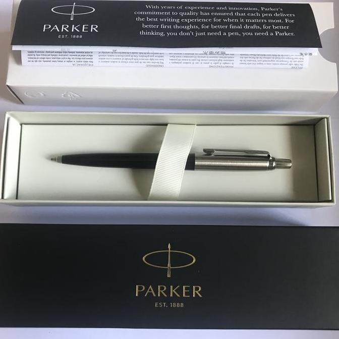 

les Pulpen Parker Jotter SPC Ballpoint Black Crome Trim
