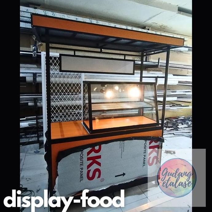 TERLARIS - gerobak fried chicken etalase ayam