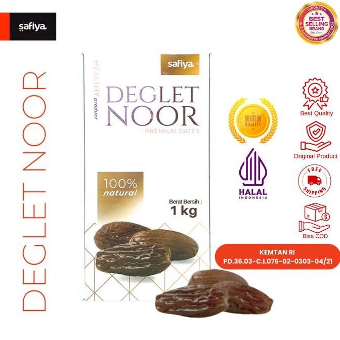 

READY Safiya Kurma Tunisia Madu 1 Kg Deglet Noor Tanpa Tangkai
