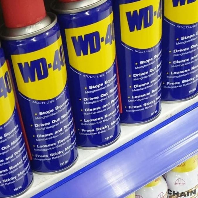 TERSEDIA wd40 191ml cairan anti karat lubricant wd-40 191ml kaleng kecil wd 40