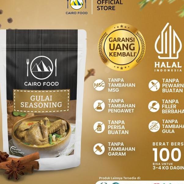 

Bumbu Gulai Seasoning Cairo Food 100 Gr
