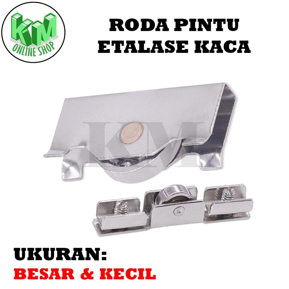 Roda Etalase Kaca Matex Roda Showcase Roda Etalase Geser Roda Sliding tu Kaca Besar Kecil