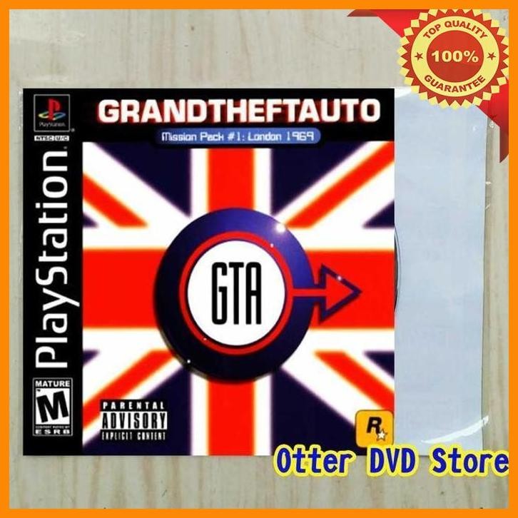 [TPS] KASET CD GAME PS1 PS 1 GTA - MISSION PACK - LONDON 1969
