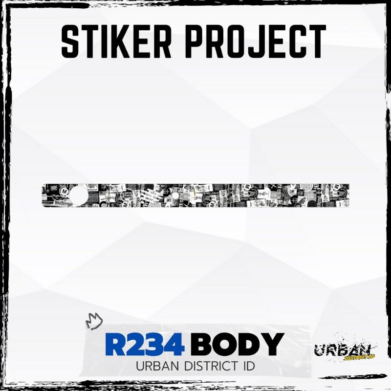 

Terlaris Presisi Cutting R Series Stiker Label 234 S Luar Pres 1 Casing/Stiker Panel Vynil Bisa Custom Dan COD