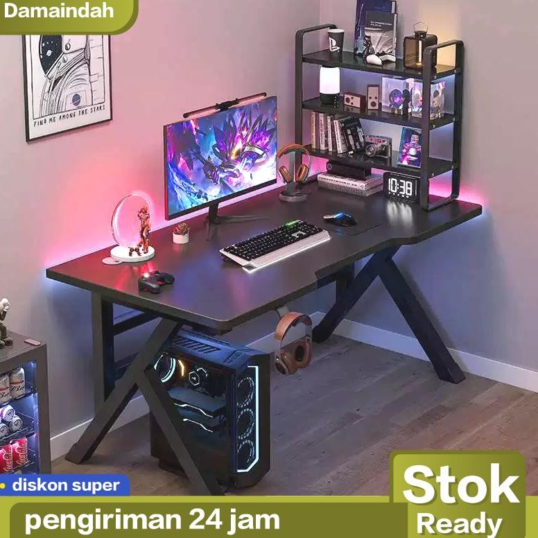 Meja Gaming Karbon Serat / Meja Komputer / Meja Gaming / Meja Komputer Karbon Serat