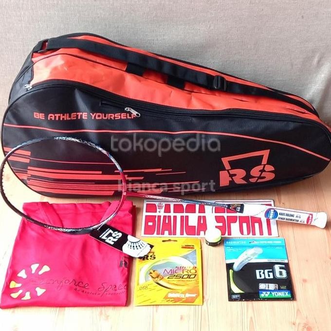 Sale Raket Badminton Rs Metric Power 10 Komplit