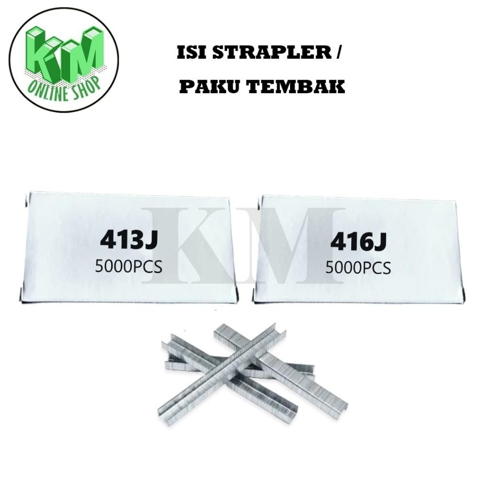 

Isi Straples Isi Strapler Tembak 416 J & 413 J Paku Tembak 16mm Staples 13mm
