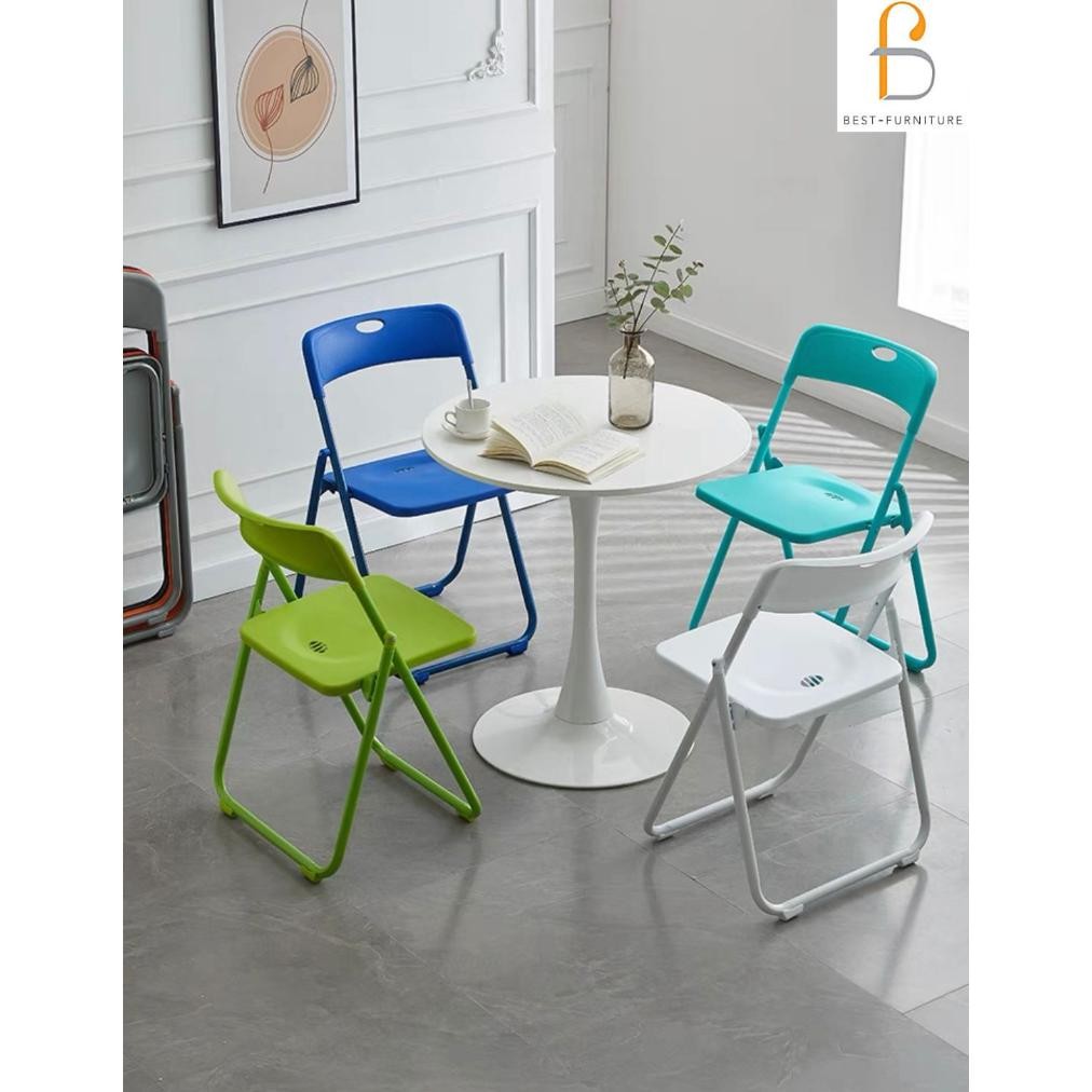 CY3223 Kursi Lipat Plastik Kursi Santai Kursi Belajar Bangku Lipat Portable