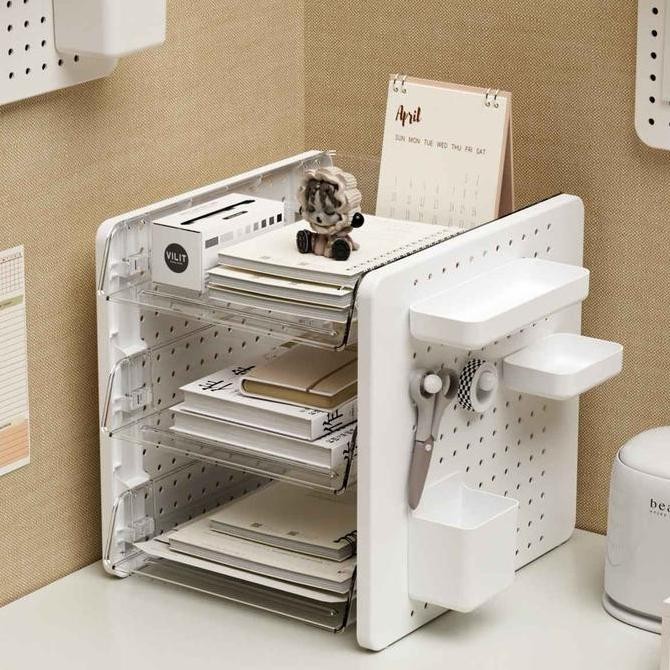 

Triple W Rak File Dokumen Modular Multifungsi Meja Kerja Minimalis Multi Layer Desk Document Organizer File Storage Premium Kualitas Original