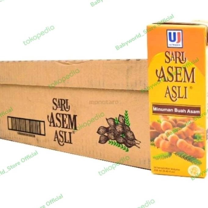 

Promo / Terlaris Ultra jaya SARI ASEM ASLI ultra tamarind kotak 250ml ( 1 dus 24 pcs ) Terbaik