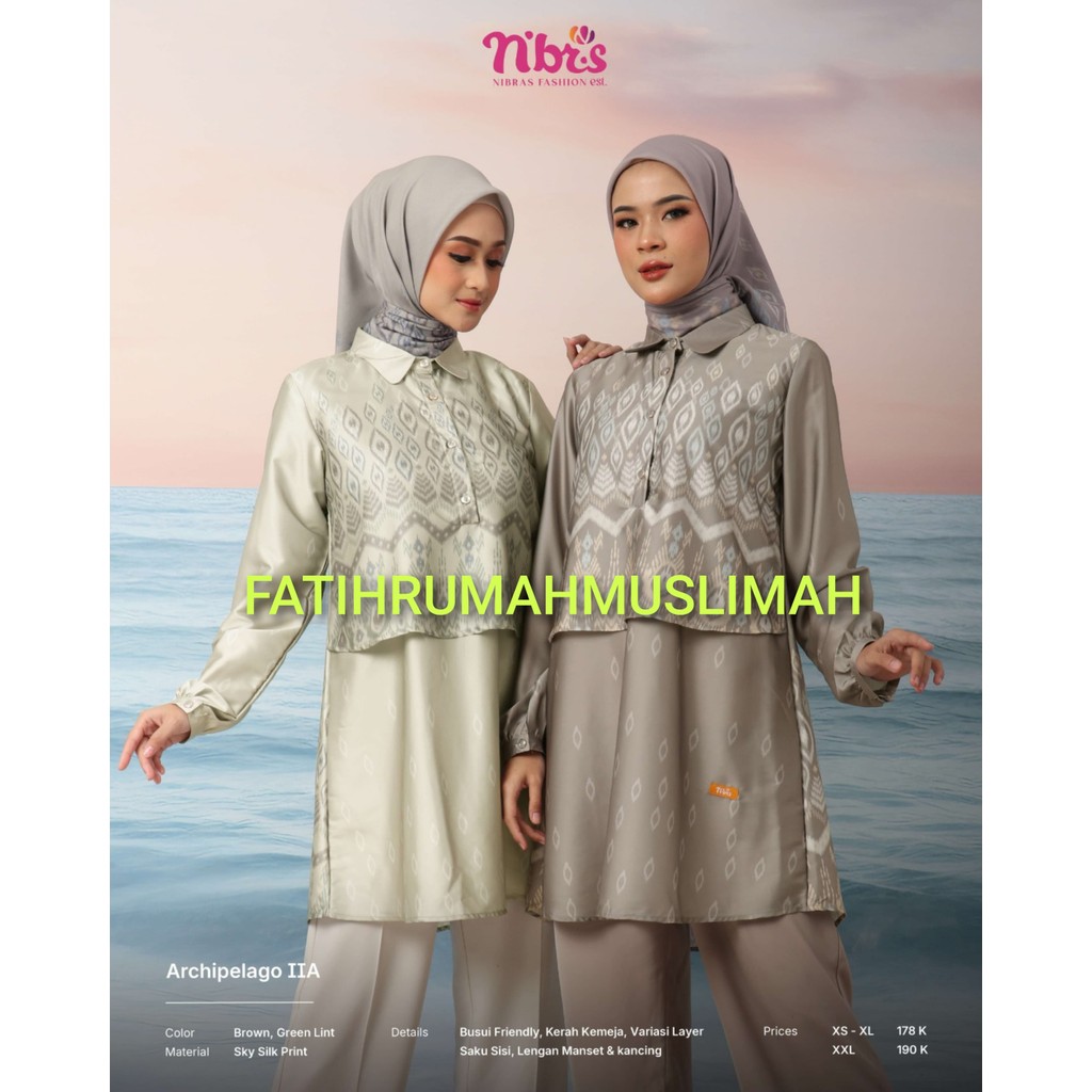 NEW / TERBARU / NIBRAS / ATASAN DEWASA / ATASAN NIBRAS / ATASAN / ARCHIPELAGO IIA / ARCHIPELAGO IIA 