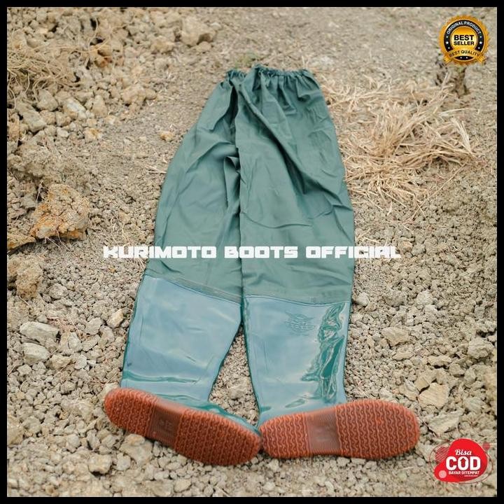 Sepatu Boots Celana Panjang 110 Cm Sawah Petani Anti Air Anti Lumpur Anti Keong Original Best Seller