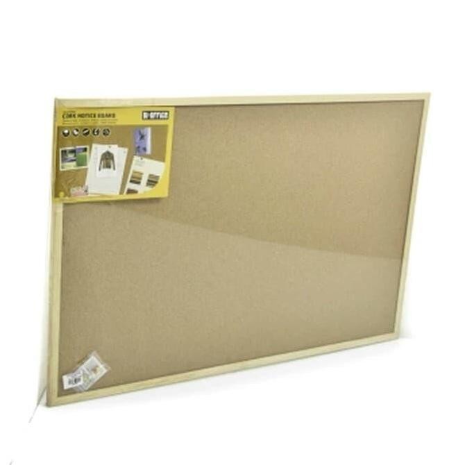 

Papan Pengingat BiSilque Cork Board 90 x 60 cm Kualitas Original