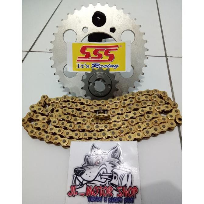 Gear set Gir set SSS 415 Satria Fu 150 2005-2012 Fu 2013 Barong Facelift 2014 s/d Sekarang Satria 2T