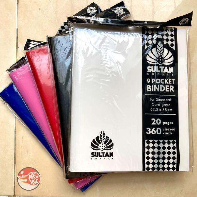 

Sultan 9 Pocket Binder (20 pages, 360 cards) Kualitas Original