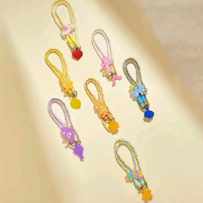 

POP MART - Care Bears Cozy Life Series - Acrylic Phone Lanyard Blind Box Kualitas Original