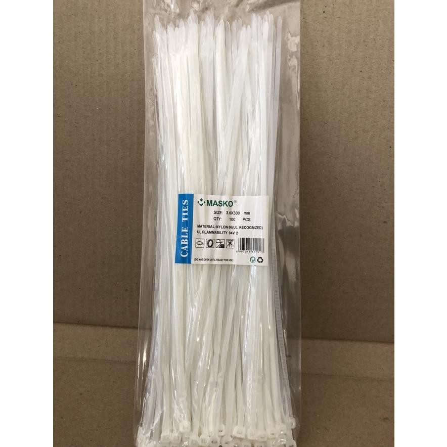 HJK Kabel cable tali ties sabuk 3,6x300 mm 30 cm masko