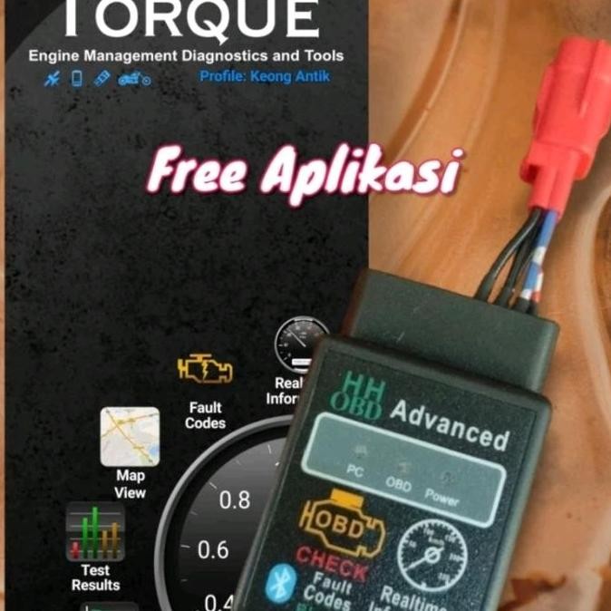 Scanner Motor Injeksi Advance OBD2 soket Euro5 untuk Motor tahun 2021 Car